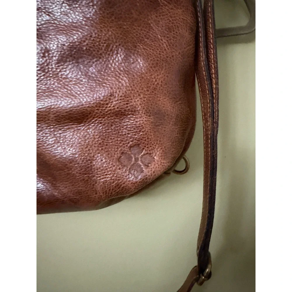 Patricia Nash Luzille Leather Convertible Backpack Crossbody Bag Distressed